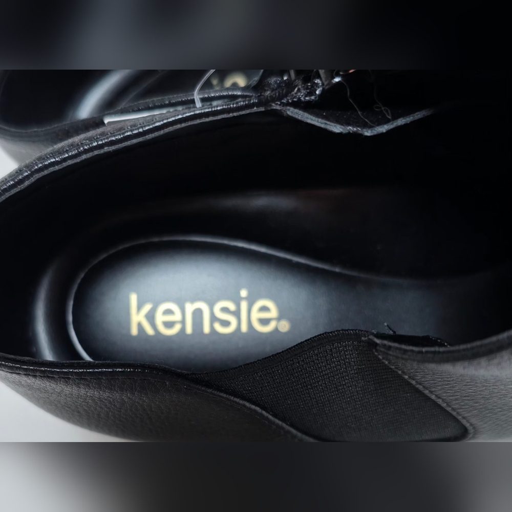 NWT Kensie Black Ankle Booties 11 - Picture 7 of 9